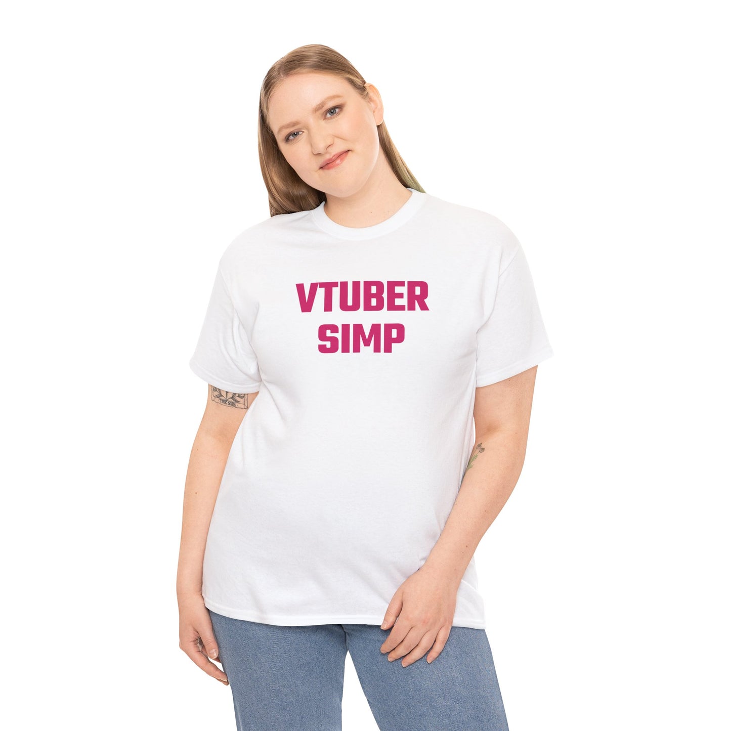 VTuber Simp (Version 2) Graphic Tee - Unisex Cotton T-Shirt