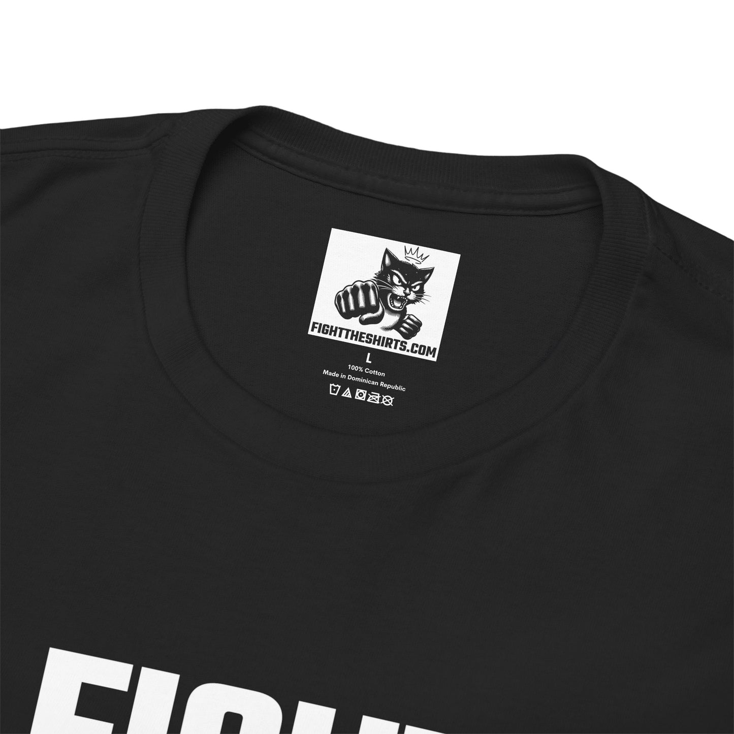 Fight The Bear Graphic Tee - Unisex Cotton T-Shirt