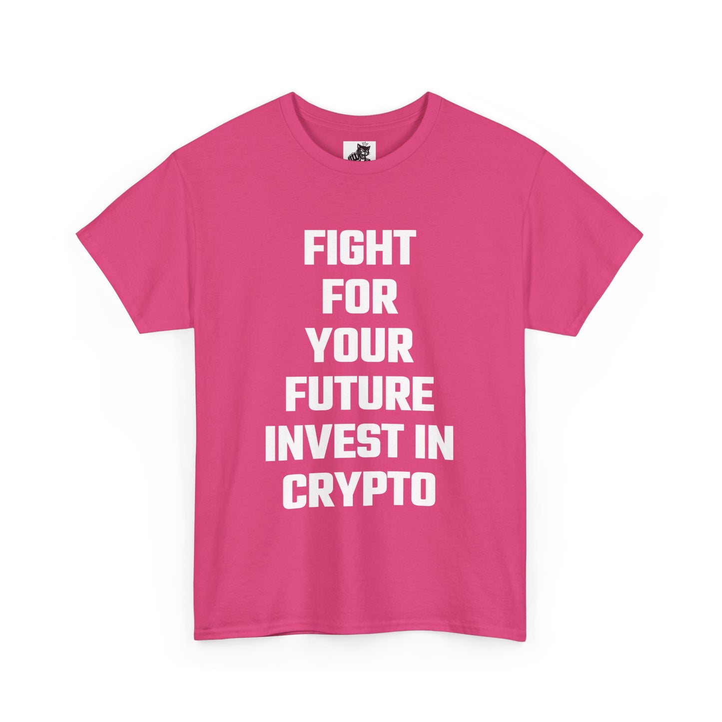Fight For Your Future Invest In Crypto Graphic Tee - Unisex Cotton T-Shirt