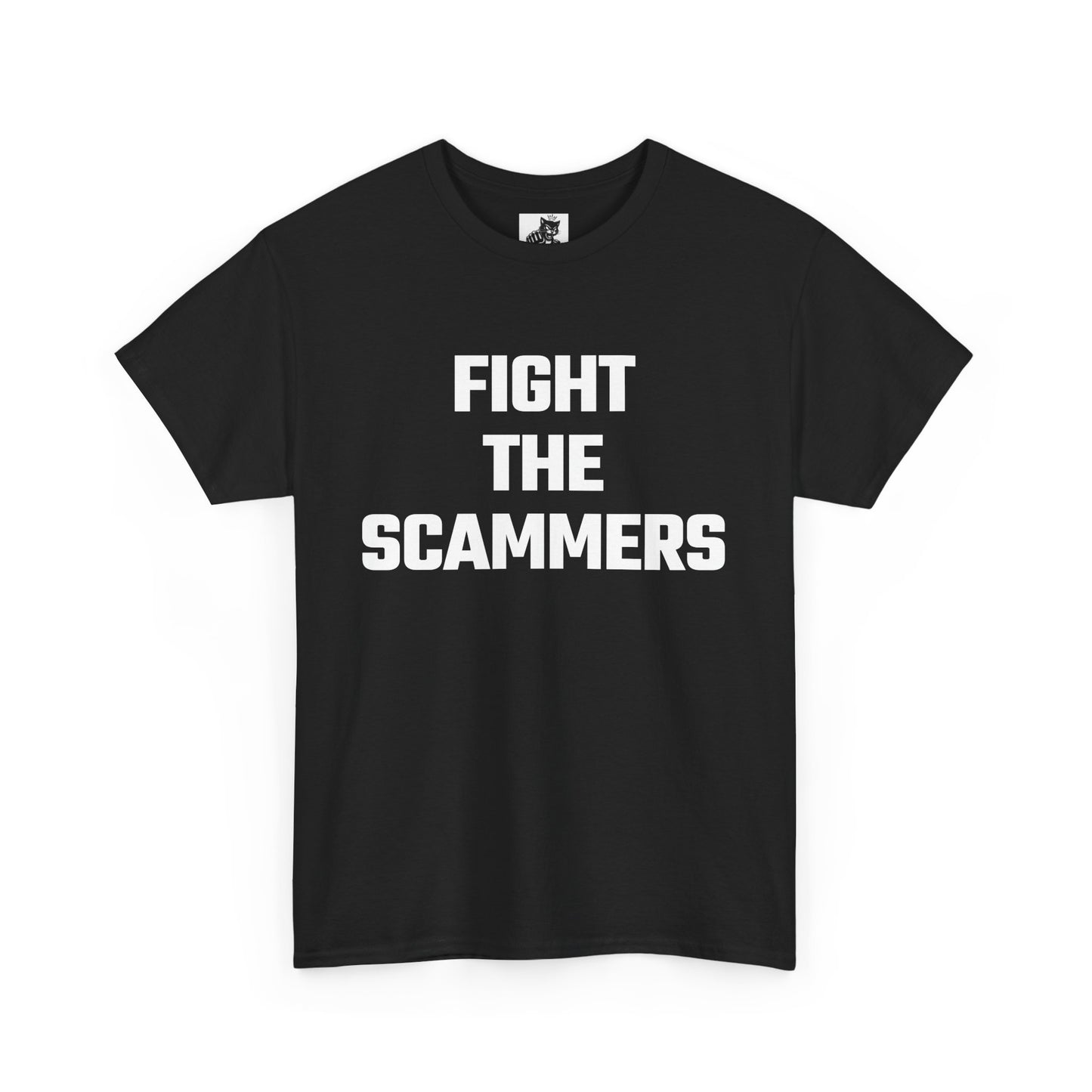 Fight The Scammers Graphic Tee - Unisex Cotton T-Shirt