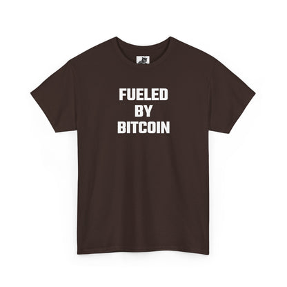 Fueled By Bitcoin Crypto Themed T-Shirt