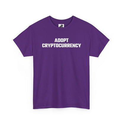 Adopt Cryptocurrency Graphic T-Shirt