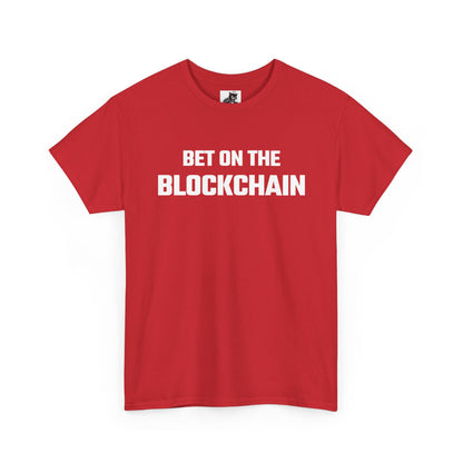 Bet On The Blockchain Crypto Themed T-Shirt