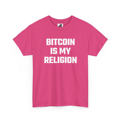 Bitcoin Is My Religion Graphic Tee - Unisex Cotton T-Shirt