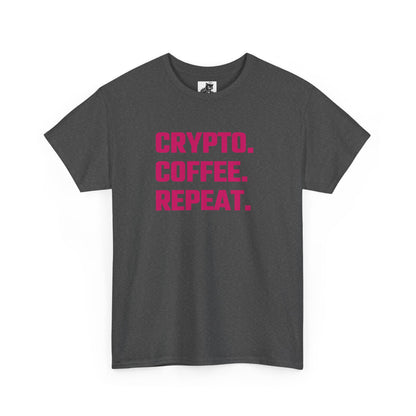 Crypto Coffee Repeat (Version 2) T-Shirt