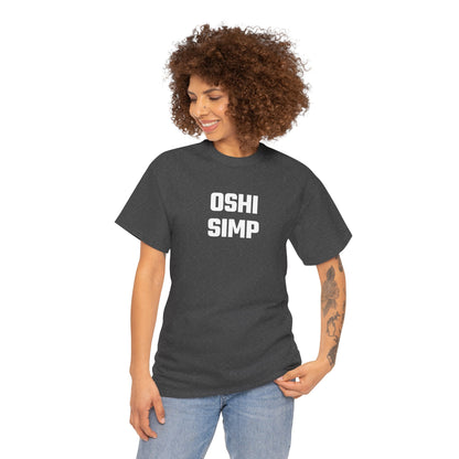 Oshi Simp Graphic Tee - Unisex Cotton T-Shirt
