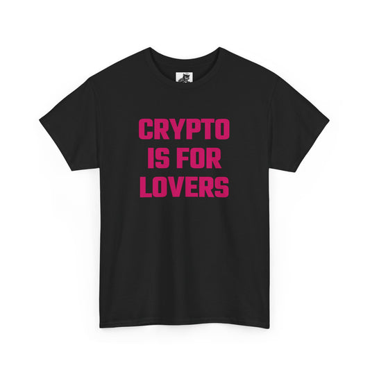 Crypto Is For Lovers (Version 2) Graphic Tee - Unisex Cotton T-Shirt