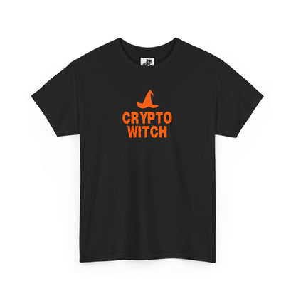 Crypto Witch Graphic Tee - Crypto Halloween T-Shirt