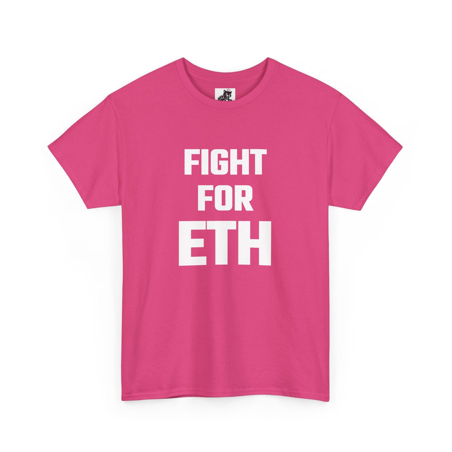 Fight for ETH Graphic Tee - Unisex Cotton T-Shirt