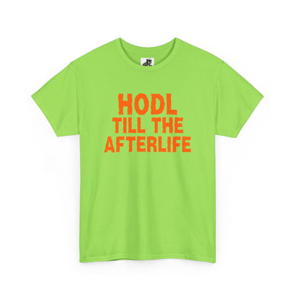 HODL Till The Afterlife Graphic Tee - Crypto Halloween T-Shirt