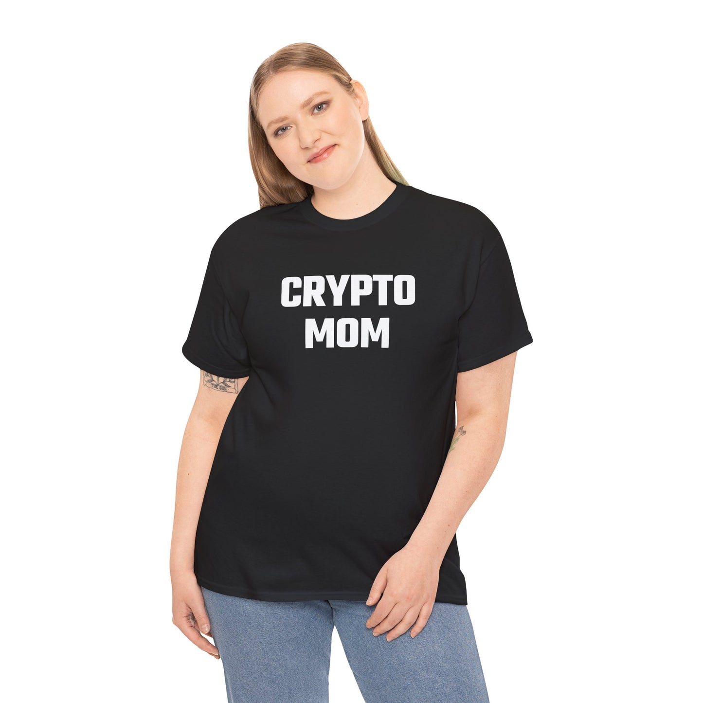 Crypto Mom Graphic Tee - Unisex Cotton T-Shirt