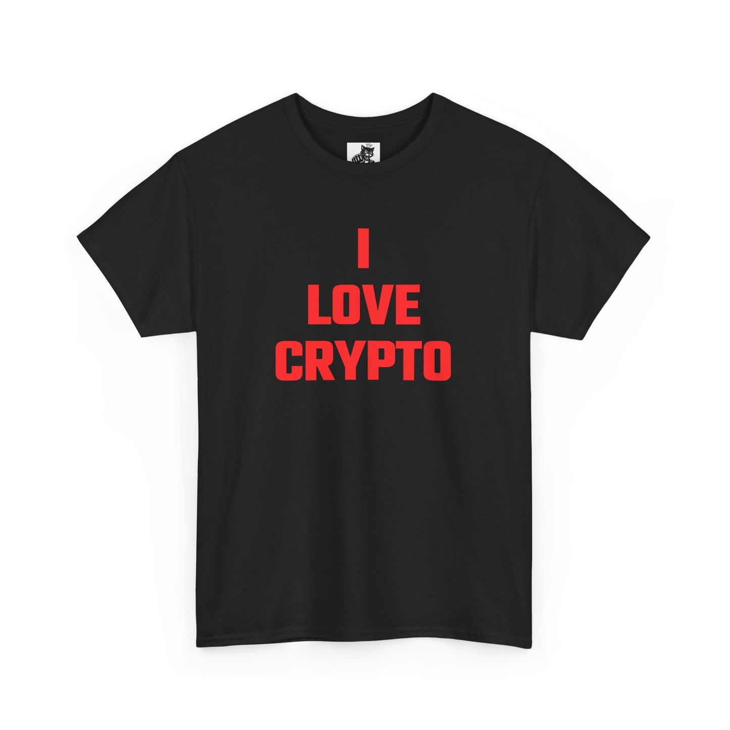 I Love Crypto (Version 3) Graphic Tee - Unisex Cotton T-Shirt