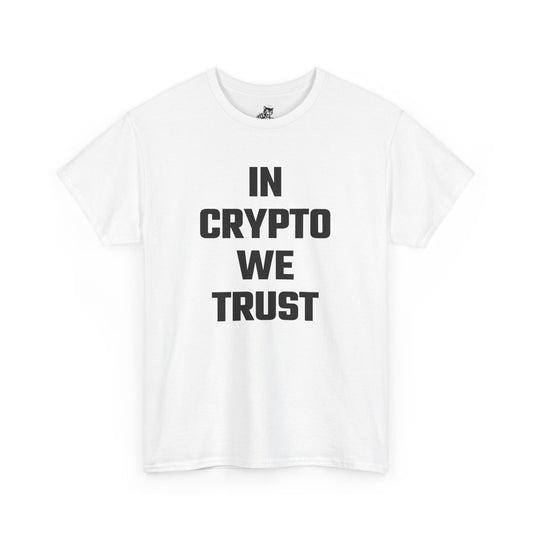 In Crypto We Trust Graphic Tee - Unisex Cotton T-Shirt