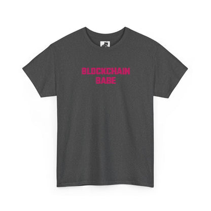 Blockchain Babe (Version 2) Crypto Themed T-Shirt