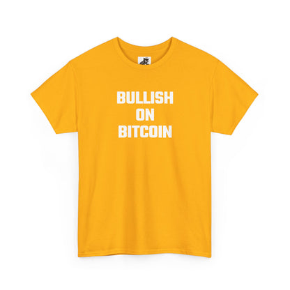 Bullish On Bitcoin Crypto Themed T-Shirt