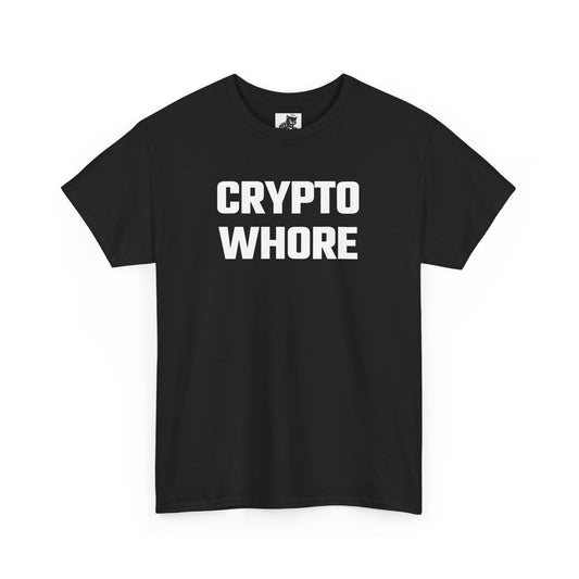 Crypto Whore Graphic Tee - Unisex Cotton T-Shirt
