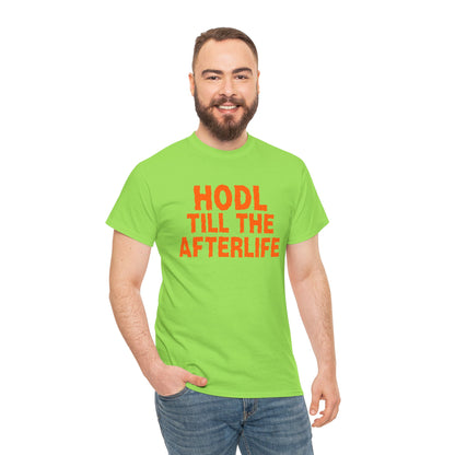 HODL Till The Afterlife Graphic Tee - Crypto Halloween T-Shirt