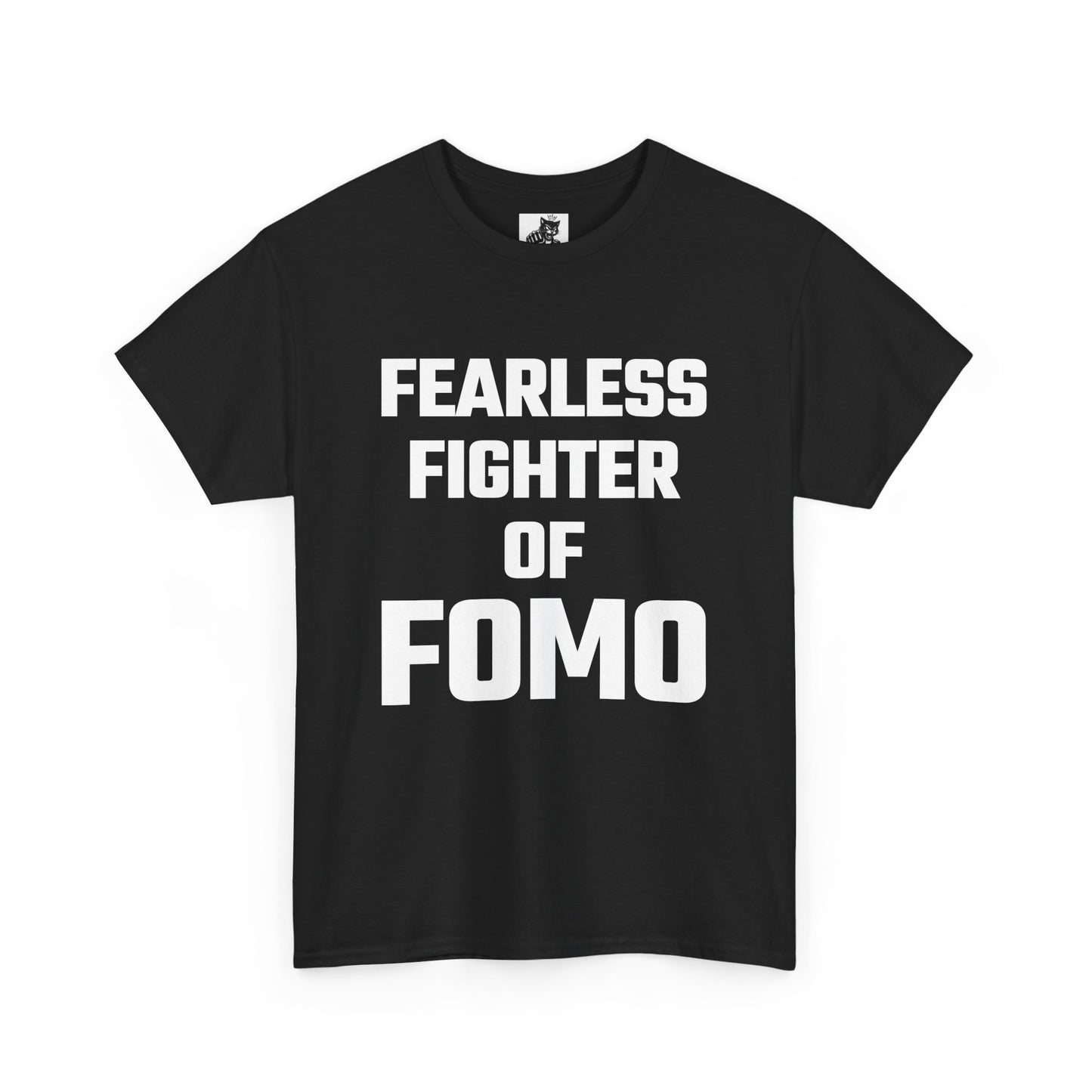 Fearless Fighter of FOMO Graphic Tee - Unisex Cotton T-Shirt