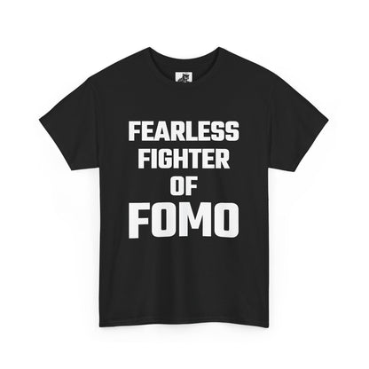 Fearless Fighter of FOMO Graphic Tee - Unisex Cotton T-Shirt