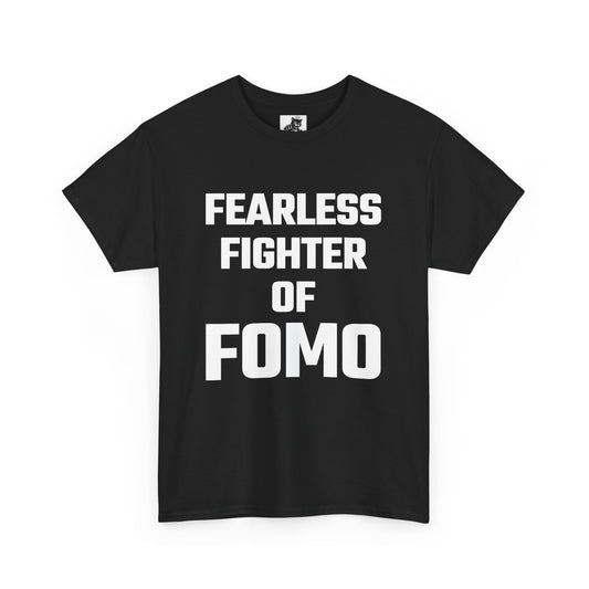 Fearless Fighter of FOMO Graphic Tee - Unisex Cotton T-Shirt