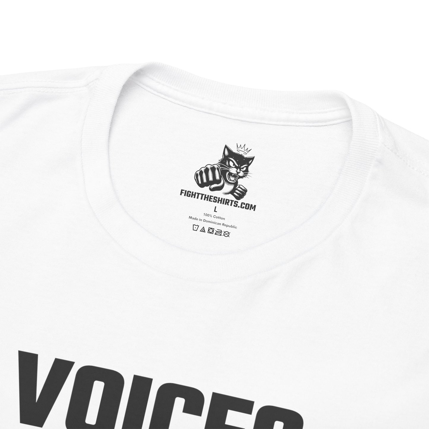 Voices Over Violence Graphic Tee - Unisex Cotton T-Shirt
