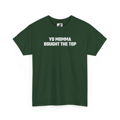 Yo Momma Bought The Top Graphic Tee - Crypto Themed T-Shirt