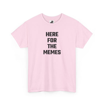 Here For The Memes Crypto Themed T-Shirt