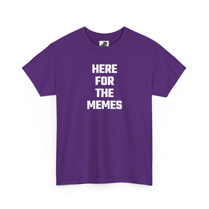 Here For The Memes Crypto Themed T-Shirt