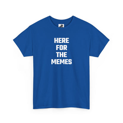 Here For The Memes Crypto Themed T-Shirt