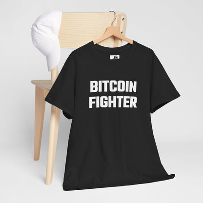 Bitcoin Fighter Graphic Tee - Unisex Cotton T-Shirt