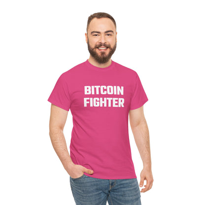 Bitcoin Fighter Graphic Tee - Unisex Cotton T-Shirt