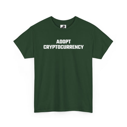 Adopt Cryptocurrency Graphic T-Shirt