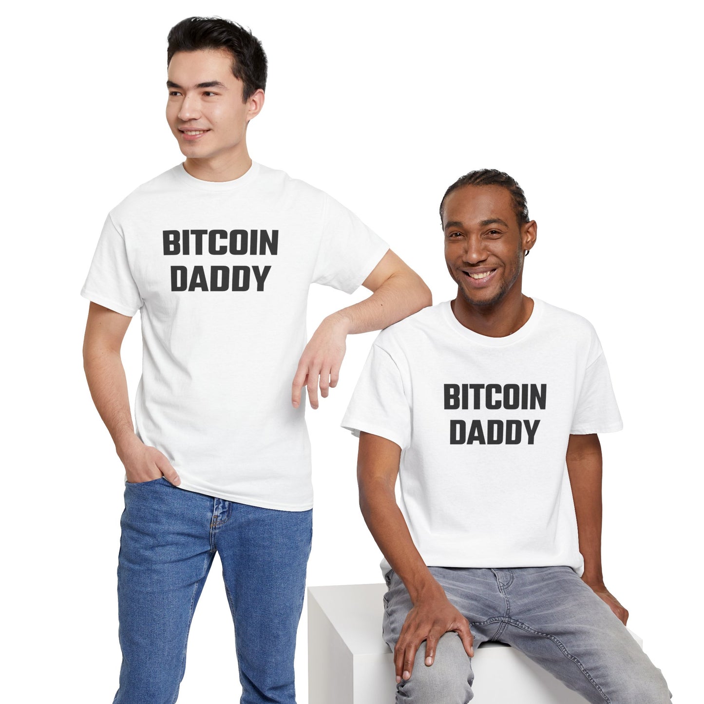 Bitcoin Daddy Graphic Tee - Unisex Cotton T-Shirt