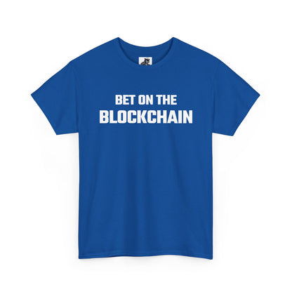 Bet On The Blockchain Crypto Themed T-Shirt
