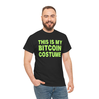This Is My Bitcoin Costume (Version 2) Graphic Tee - Crypto Halloween T-Shirt