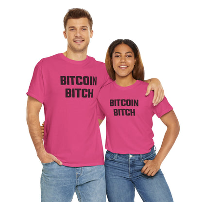 Bitcoin Bitch (Version 2) Graphic Tee - Unisex Cotton T-Shirt