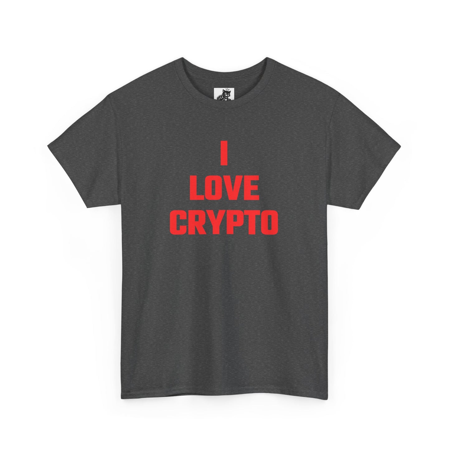 I Love Crypto (Version 3) Graphic Tee - Unisex Cotton T-Shirt