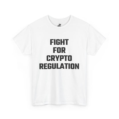 Fight For Crypto Regulation Graphic Tee - Unisex Cotton T-Shirt