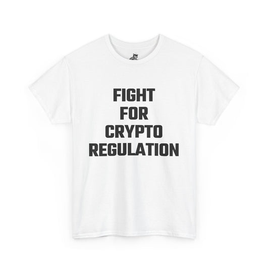 Fight For Crypto Regulation Graphic Tee - Unisex Cotton T-Shirt