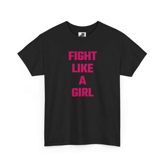 Fight Like A Girl (Version 2) Graphic Tee - Unisex Cotton T-Shirt