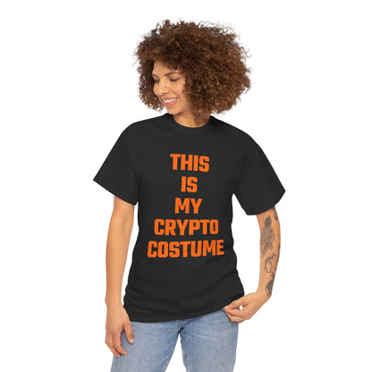 This Is My Crypto Costume Graphic Tee - Unisex Cotton T-Shirt