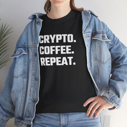 Crypto Coffee Repeat T-Shirt
