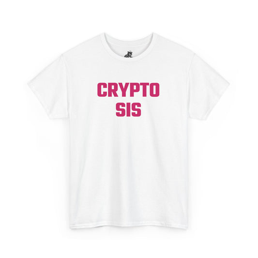 Crypto Sis (Version 2) Graphic Tee - Unisex Cotton T-Shirt