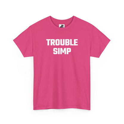 Trouble Simp Graphic Tee - Unisex Cotton T-Shirt