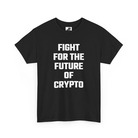 Fight For The Future Of Crypto Graphic Tee - Unisex Cotton T-Shirt