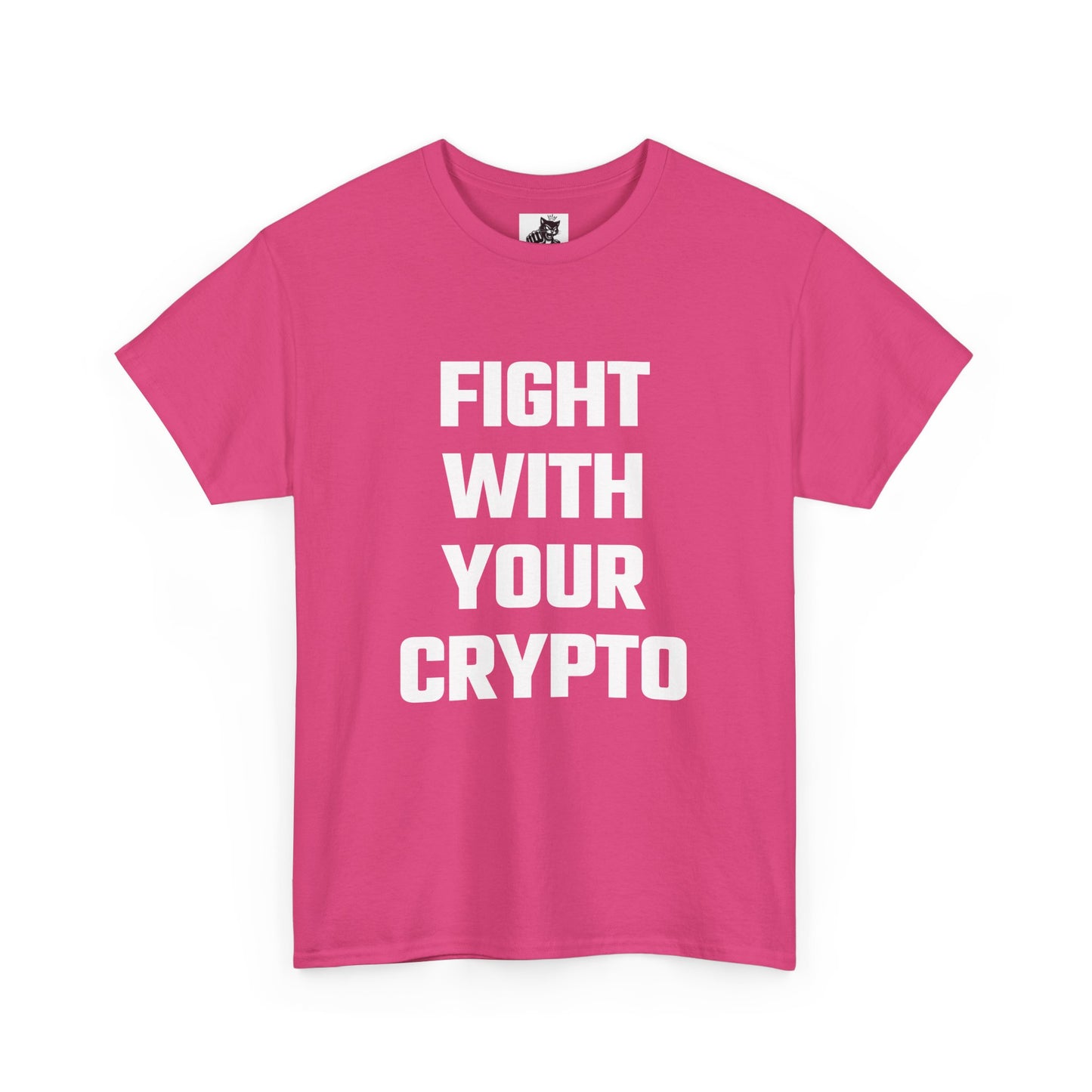 Fight With Your Crypto Graphic Tee - Unisex Cotton T-Shirt