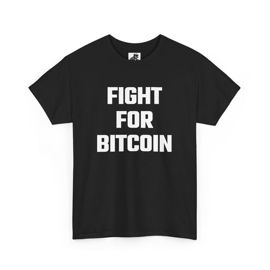 Fight for Bitcoin Graphic Tee - Unisex Cotton T-Shirt