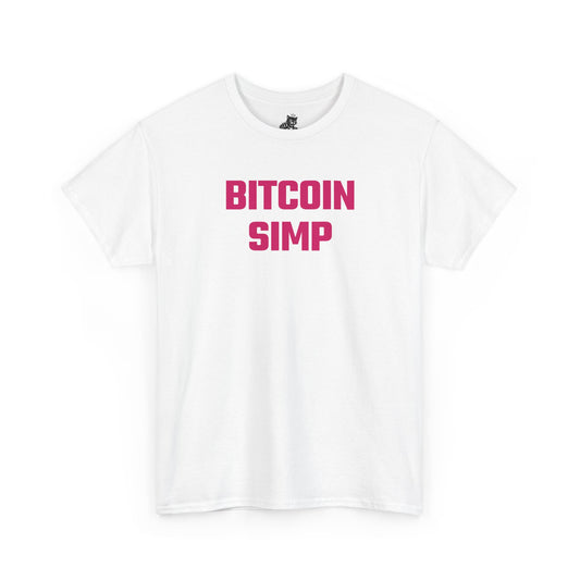 Bitcoin Simp (Version 2) Graphic Tee - Unisex Cotton T-Shirt