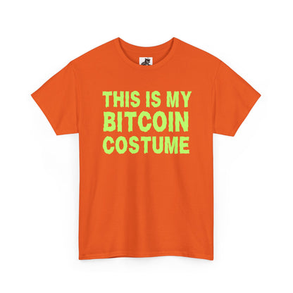 This Is My Bitcoin Costume (Version 2) Graphic Tee - Crypto Halloween T-Shirt