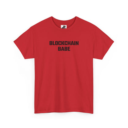 Blockchain Babe (Version 2) Crypto Themed T-Shirt